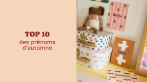 top 10 prénoms babies autonme avec photo de faire part