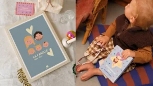 Découvrez nos idées cadeaux pour les enfants : affiches personnalisées, livres photos ou imagiers.